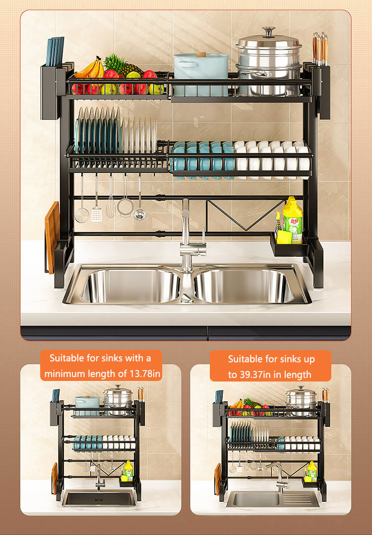 Kitchen Adjustable Modular Dish Rack Kitchen Adjustable Modular Dish Rack