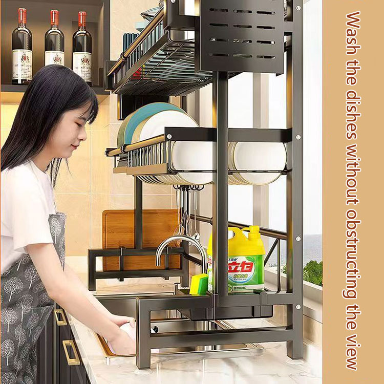 Rak Piring Modular Dapur yang Dapat Disesuaikan