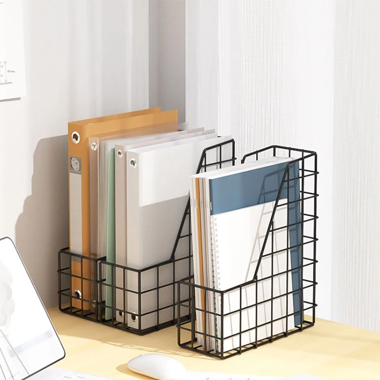 Rak Majalah Logam Desktop Kantor