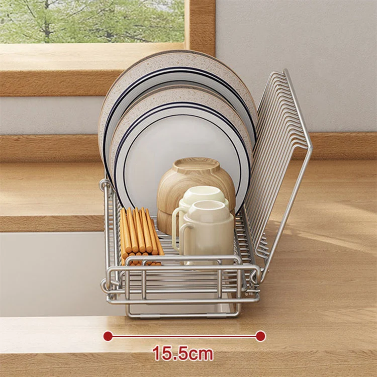 Rak Pengering Piring dan Sendok Stainless Steel